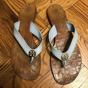 Tory Burch blue sandals